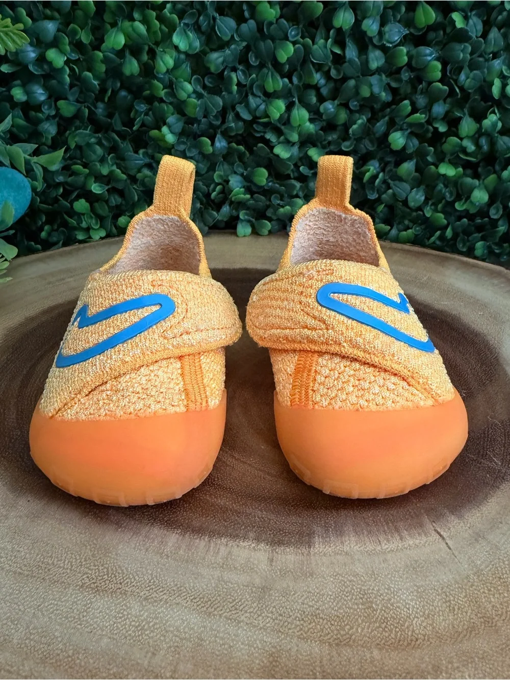 Nike Swoosh 1 Baby Shoes~ Rare Laser Orange 3C